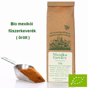Mexikói fűszerkeverék, "gyermekbarát" Bio 30 g Wurdies