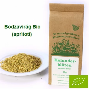 Bodzavirág aprított Bio 50 g Wurdies