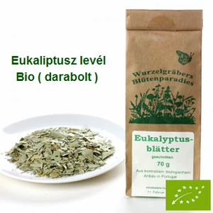 Eukaliptusz levél darabolt Bio 70 g Wurdies