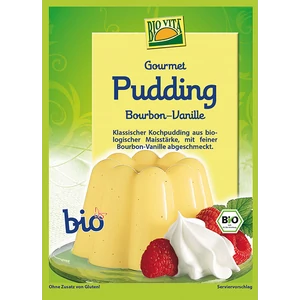 Gourmet bio Bourbon vanília puding 38 g Biovita Naturkost