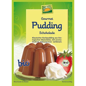 Gourmet bio csokoládé puding 45 g Biovita Naturkost