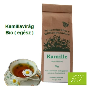 Kamillavirág egész Bio 50 g Wurdies