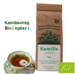 Kamillavirág egész Bio 50 g Wurdies