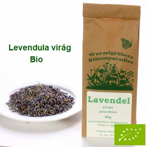 Levendula virág Bio 50 g Wurdies