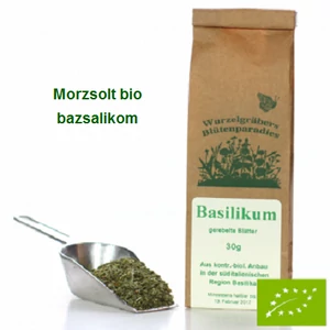 Bazsalikom morzsolt, Bio 30 g Wurdies