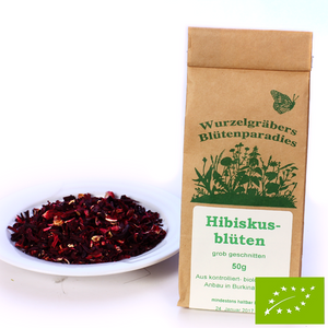 Hibiszkusz virág egész Bio 50 g Wurdies