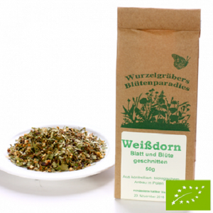 Galagonya levél & virág szeletelt Bio 50g Wurdies