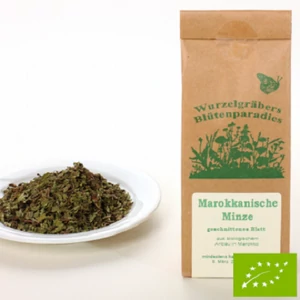 Marokkói menta szeletelt Bio 40 g Wurdies