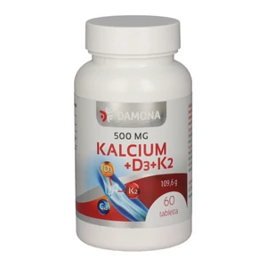 Kalcium + D3 + K2 tabletta 60 db Damona