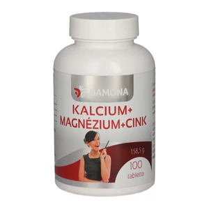 Kalcium + Magnézium + Cink tabletta 100 db Damona