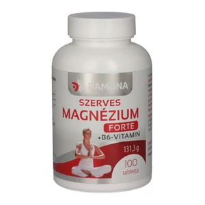 Magnézium Forte + B6-vitamin tabeltta 100 db Damona