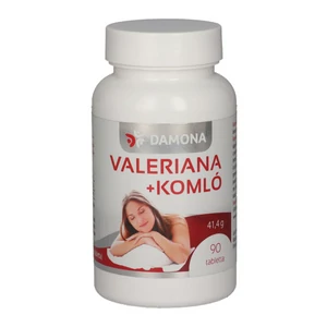 Valeriana + Komló tabletta 90 db Damona