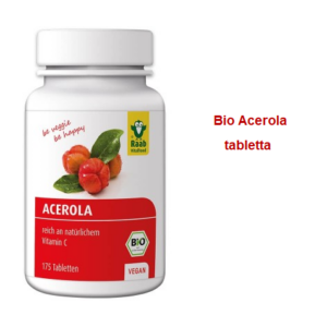 Acerola tabletta BIO 175 db Raab Vitalfood (2 havi adag)