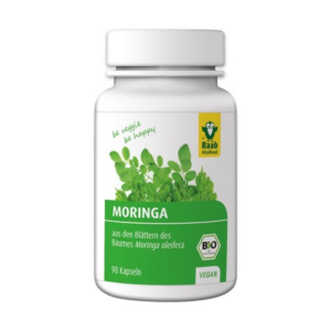 Bio Moringa kapszula C-vitaminnal 90 db, 400 mg Raab Vitalfood