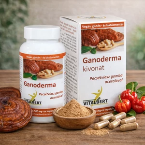 Ganoderma lucidum-Reishi gyógygomba kivonat kapszula 60 db, 500 mg Vitalbert