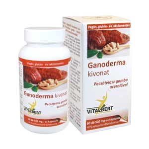 Ganoderma lucidum-Reishi gyógygomba kivonat kapszula 60 db, 500 mg Vitalbert