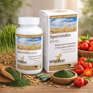 Spermidin plusz búzacsíra kivonat kapszula 60 db Vitalbert (2 havi adag)