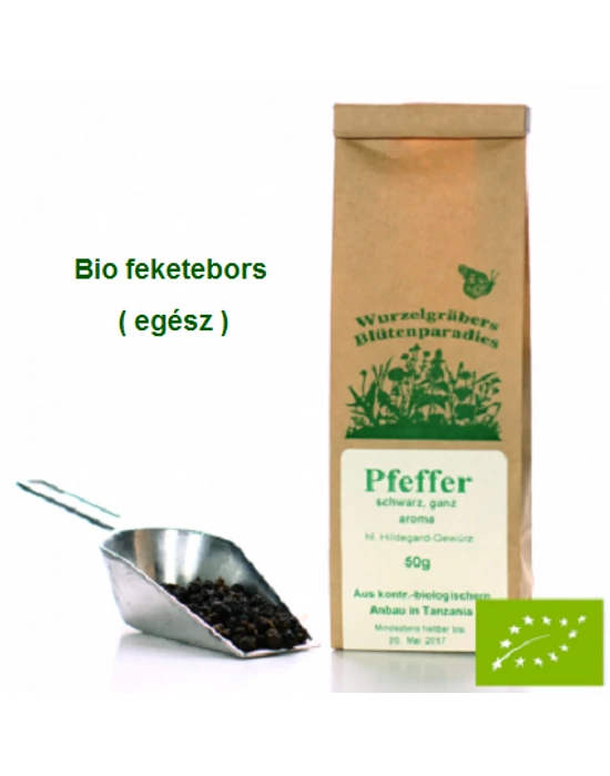 Bors fekete egész Bio 50 gr Wurdies