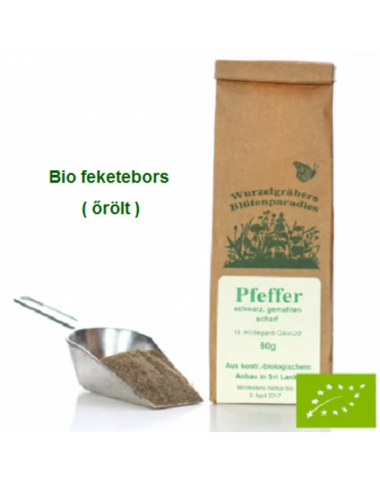 Bors fekete őrölt Bio 50 g Wurdies