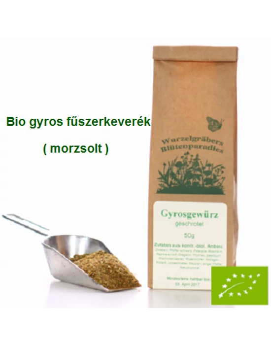 Gyros fűszerkeverék, Bio 50 g Wurdies