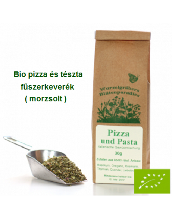 Pizza és tészta fűszerkeverék, Bio 30 g Wurdies