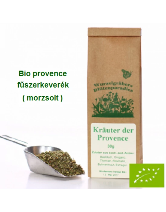 Provence fűszerkeverék, morzsolt, Bio 30 g Wurdies