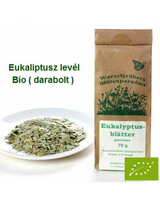 Eukaliptusz levél darabolt Bio 70 g Wurdies