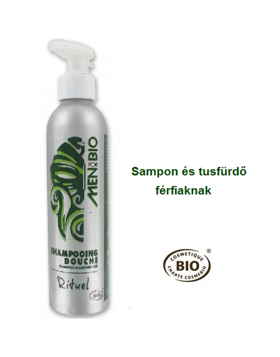 Sampon és tusfürdő Bio 200 ml férfi MEN for BIO