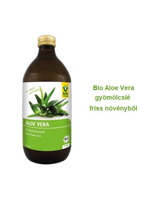 Bio Aloe vera gyümölcslé 500 ml Raab Vitalfood