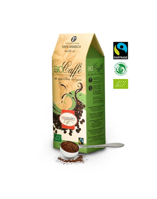 Bio prémium kávé 100 % Arabica Morandini caffe 250 g őrölt, Fairtrade