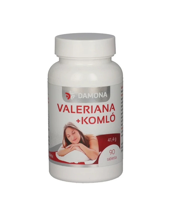 Valeriana + Komló tabletta 90 db Damona