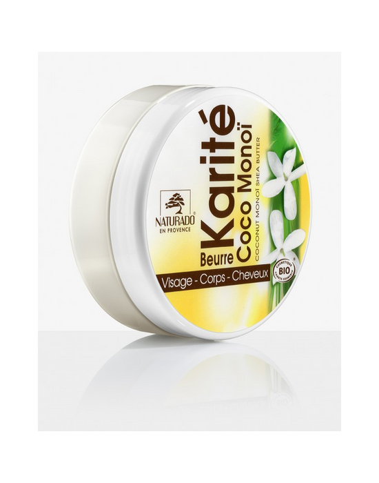 Bőrápoló krém, BIO Monoi olajjal 135 g (150 ml) Naturado