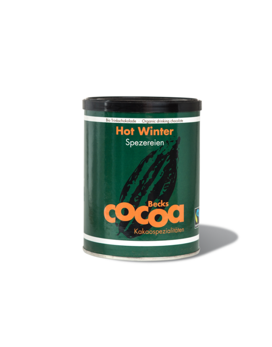 BIO, VEGÁN Forrócsokoládé por téli fűszerekkel, FAIRTRADE min. 50 % kakaóval (beckscocoa) 250 g